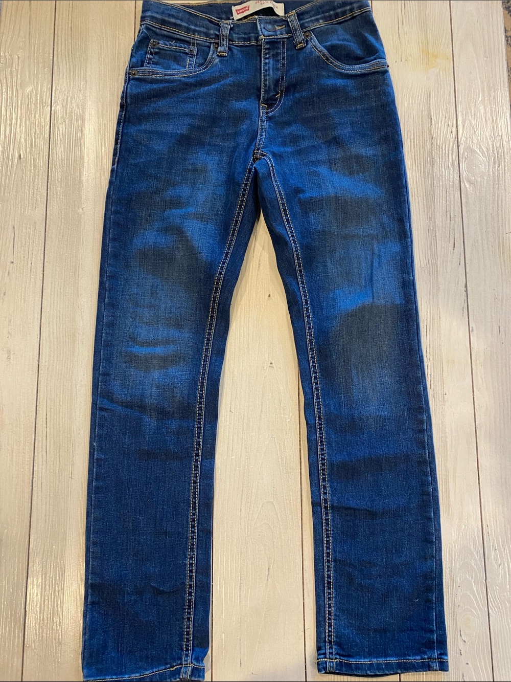 Levi's Kids Dark Blue Straight-Leg Jeans